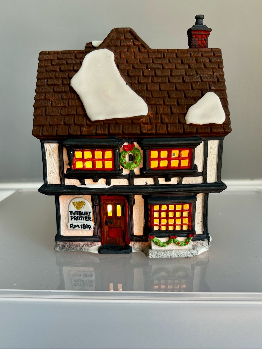 Vintage Dickens’ Village Series Tutbury Printer